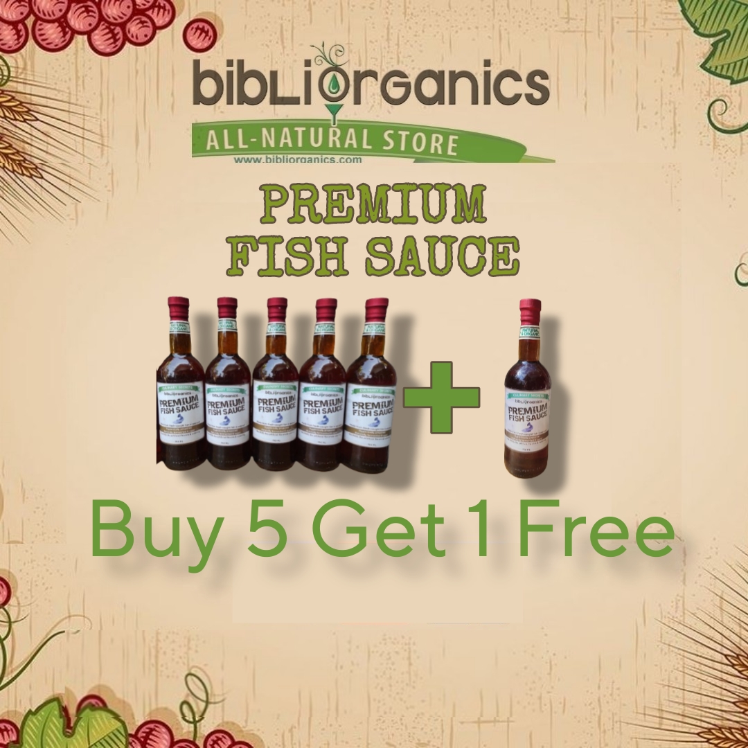 Bibliorganics Fish Sauce 5+1 Promo | Natural & No MSG